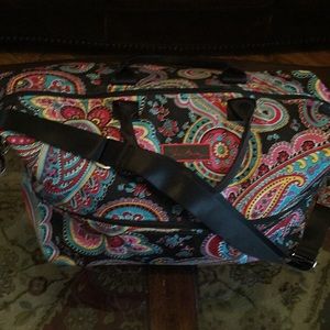 Vera Bradley expandable duffle bag